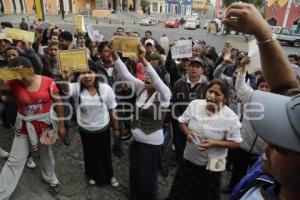 MANIFESTACIÓN DE COMERCIANTES DE SAN MARTÍN TEXMELUCAN