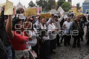 MANIFESTACIÓN DE COMERCIANTES DE SAN MARTÍN TEXMELUCAN