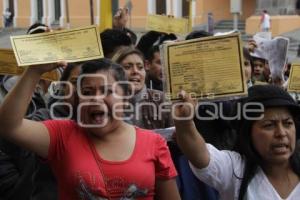 MANIFESTACIÓN DE COMERCIANTES DE SAN MARTÍN TEXMELUCAN