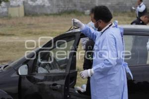 HALLAN MUERTO EN AUTO ABANDONADO EN PERIFÉRICO