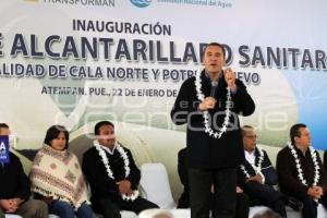 INAUGURACIÓN SISTEMA DE ALCANTARILLADO SANITARIO