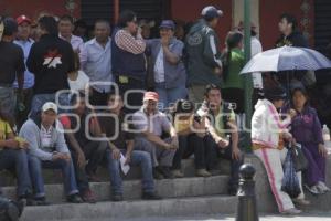 MANIFESTACIÓN DE COMERCIANTES DE SAN MARTÍN TEXMELUCAN