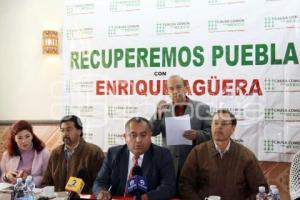 RECUPEREMOS PUEBLA MUESTRA SU APOYO A ENRIQUE AGÜERA