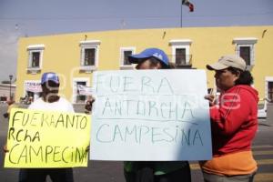 MANIFESTACIÓN DE COMERCIANTES DE SAN MARTÍN TEXMELUCAN