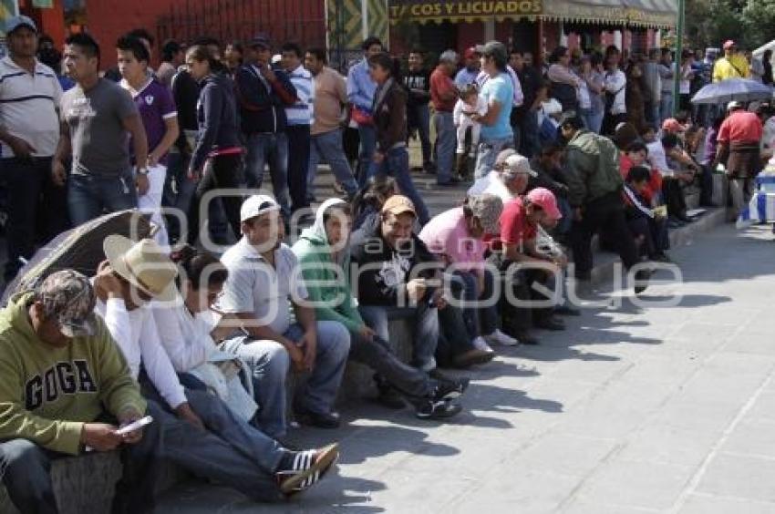 MANIFESTACIÓN DE COMERCIANTES DE SAN MARTÍN TEXMELUCAN