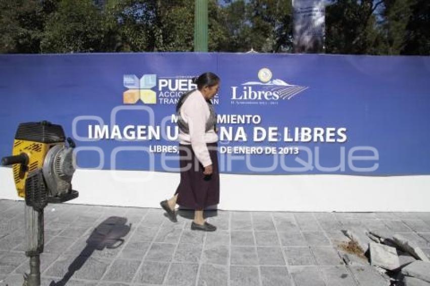 INICIA MEJORAMIENTO DE LA IMAGEN DE LIBRES