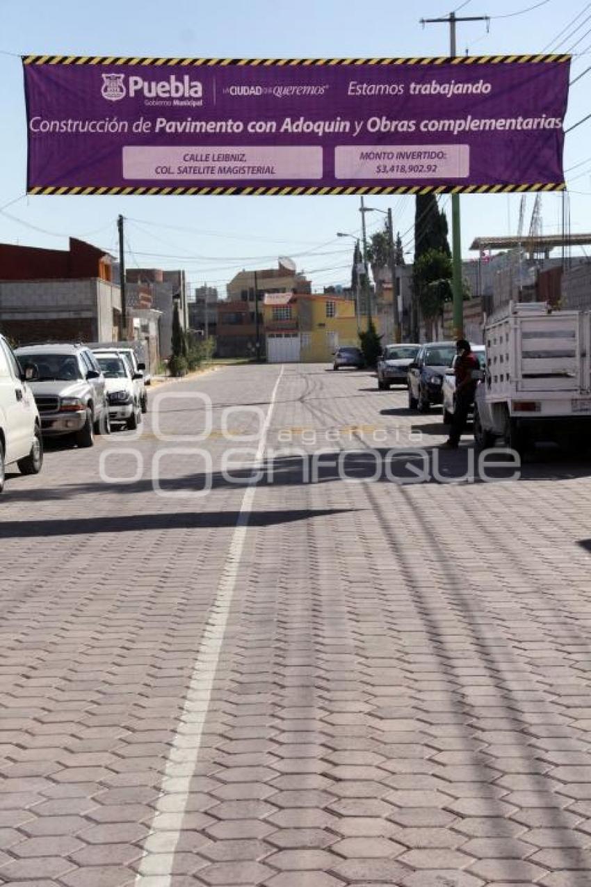 INAUGURACIÓN DE CALLE EN LA COLONIA SATÉLITE MAGISTERIAL