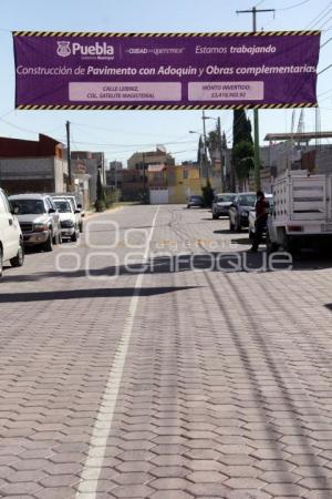 INAUGURACIÓN DE CALLE EN LA COLONIA SATÉLITE MAGISTERIAL