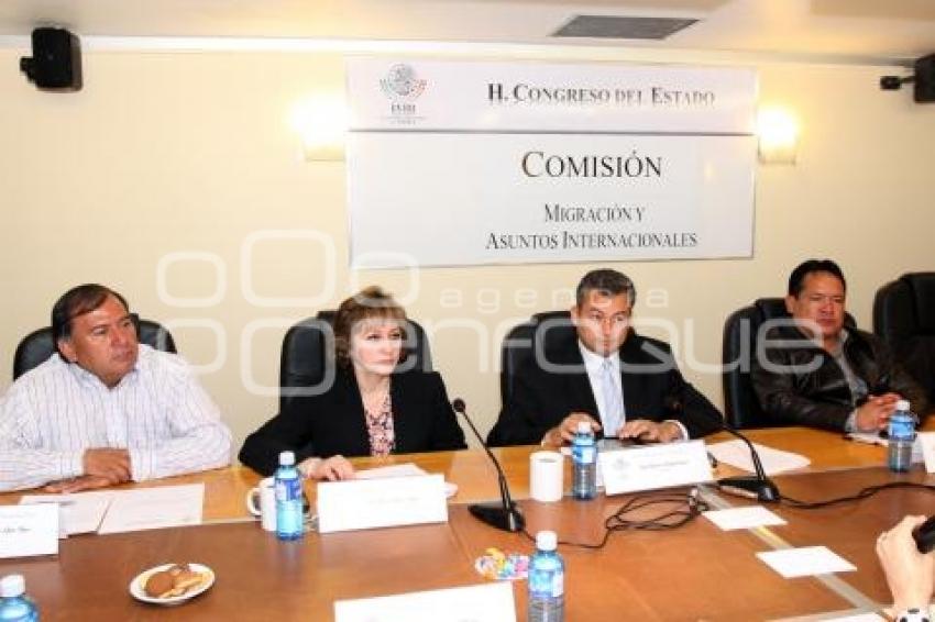 COMISIÓN MIGRACIÓN Y RELACIONES INTERNACIONALES CONGRESO DEL ESTADO