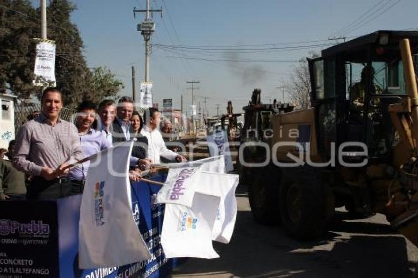 CONCRETO HIDRAÚLICO EN CAMINO A TLALTEPANGO