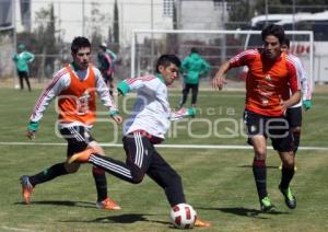 ENTRENAMIENTO SELECCIÓN MEXICANA SUB 20