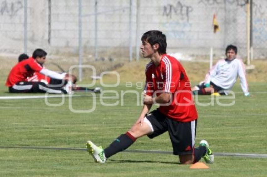 ENTRENAMIENTO SELECCIÓN MEXICANA SUB 20