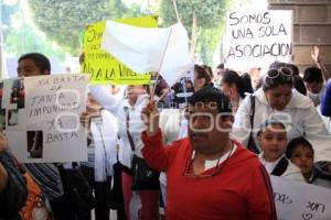 MANIFESTACIÓN COMERCIANTES  LA PIEDAD