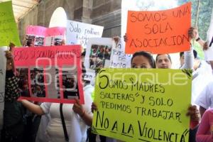 MANIFESTACIÓN COMERCIANTES  LA PIEDAD