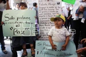 MANIFESTACIÓN COMERCIANTES  LA PIEDAD