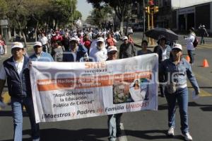 SNTE . ACTIVIDADES CONTRA REFORMA EDUCATIVA