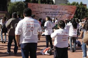 SNTE . ACTIVIDADES CONTRA REFORMA EDUCATIVA