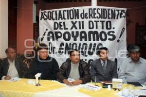 RESIDENTES DEL XII DISTRITO A FAVOR DE ENRIQUE AGÜERA