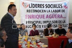 LÍDERES SOCIALES A FAVOR DE ENRIQUE AGÜERA