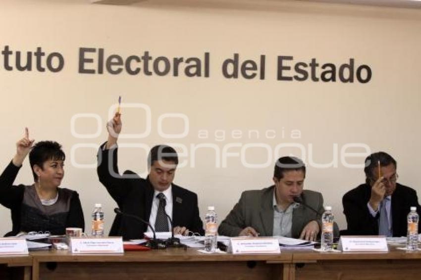 SESION INSTITUTO ELECTORAL DEL ESTADO IEE