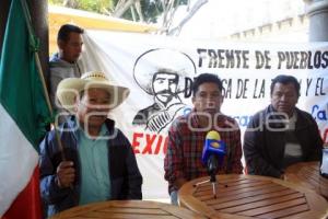 FRENTE DE PUEBLOS CERRARÁ LA AUTOPISTA