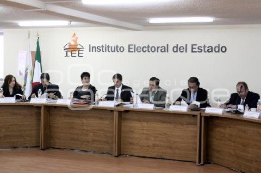 SESION INSTITUTO ELECTORAL DEL ESTADO IEE