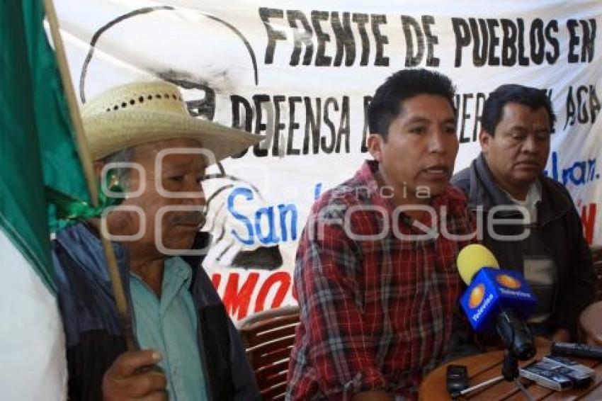 FRENTE DE PUEBLOS CERRARÁ LA AUTOPISTA