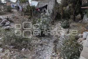 DRENAJE COLAPSA EN SAN ANDRÉS AZUMIATLA