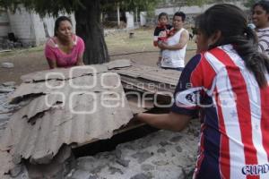 DRENAJE COLAPSA EN SAN ANDRÉS AZUMIATLA