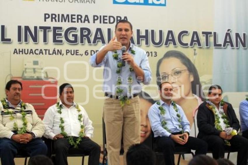 PRIMERA PIEDRA HOSPITAL INTEGRAL DE AHUACATLÁN