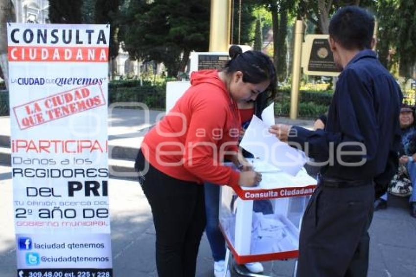 CONSULTA CIUDADANA EN EL ZÓCALO