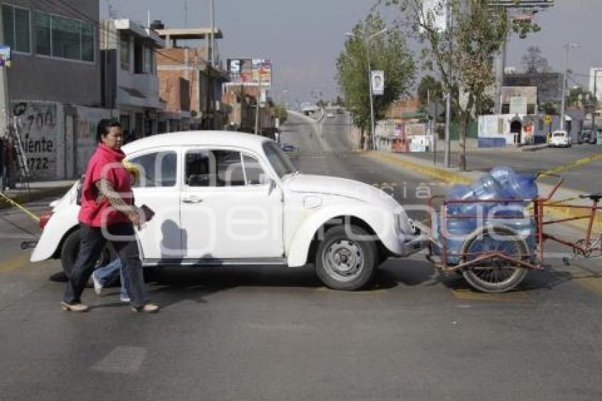 CIERRAN ESTEBAN DE ANTUÑANO EN EXIGENCIA DE UN PUENTE PEATONAL