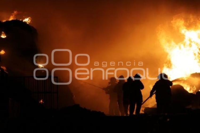 INCENDIO EN FÁBRICA