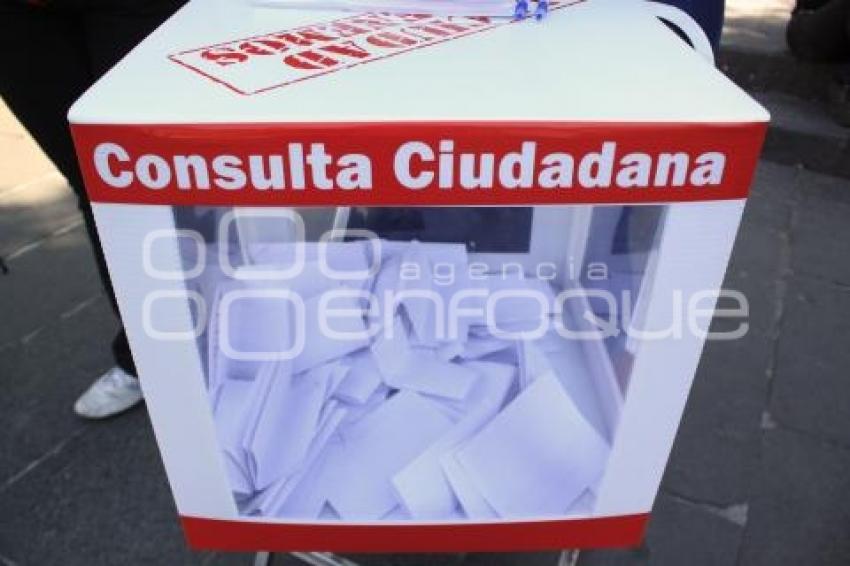 CONSULTA CIUDADANA EN EL ZÓCALO