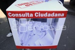 CONSULTA CIUDADANA EN EL ZÓCALO