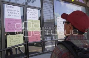 TRABAJADORES DEL AYUNTAMIENTO SE MANIFIESTAN CONTRA EDIL CAPITALINO