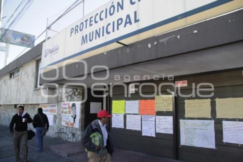 PROTECCIÓN CIVIL SE MANIFIESTA CONTRA EL EDIL CAPITALINO