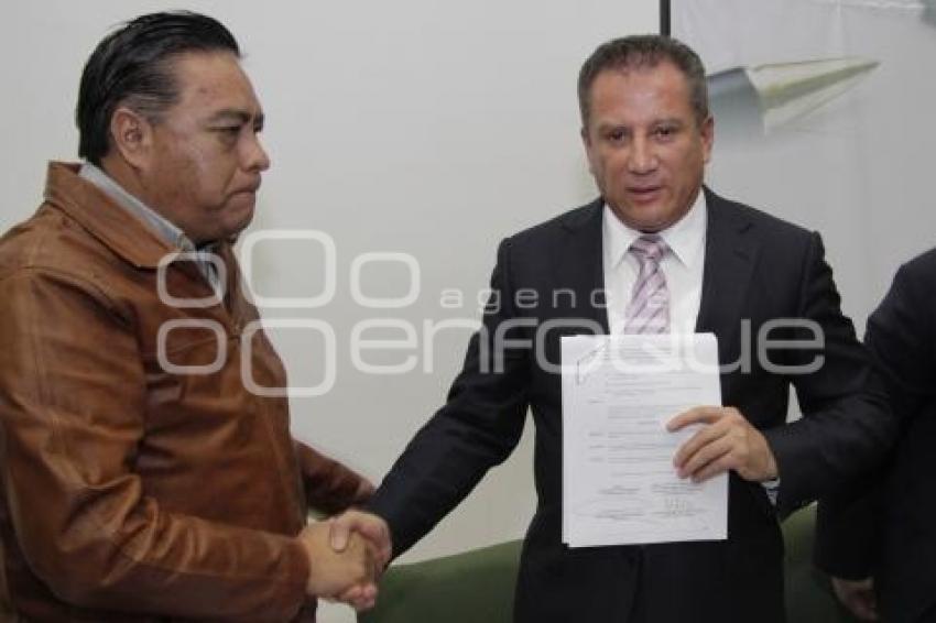 FIRMAN CONVENIO BUAP Y SITBUAP POR AUMENTO SALARIAL