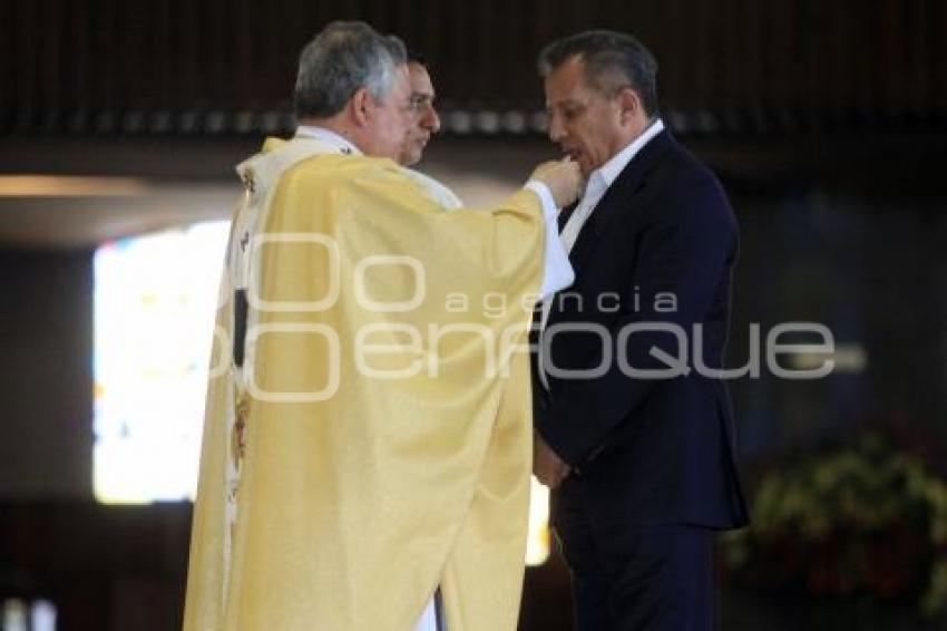 MISA DE PEREGRINACIÓN DE PUEBLA EN LA BASÍLICA DE GUADALUPE