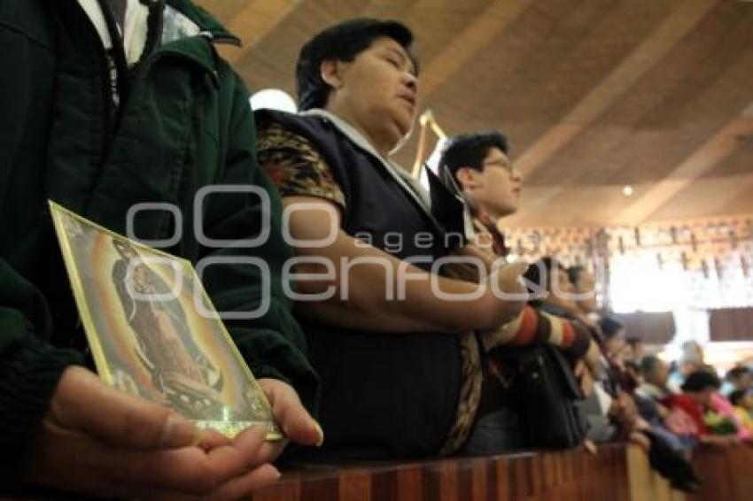 MISA DE PEREGRINACIÓN DE PUEBLA EN LA BASÍLICA DE GUADALUPE