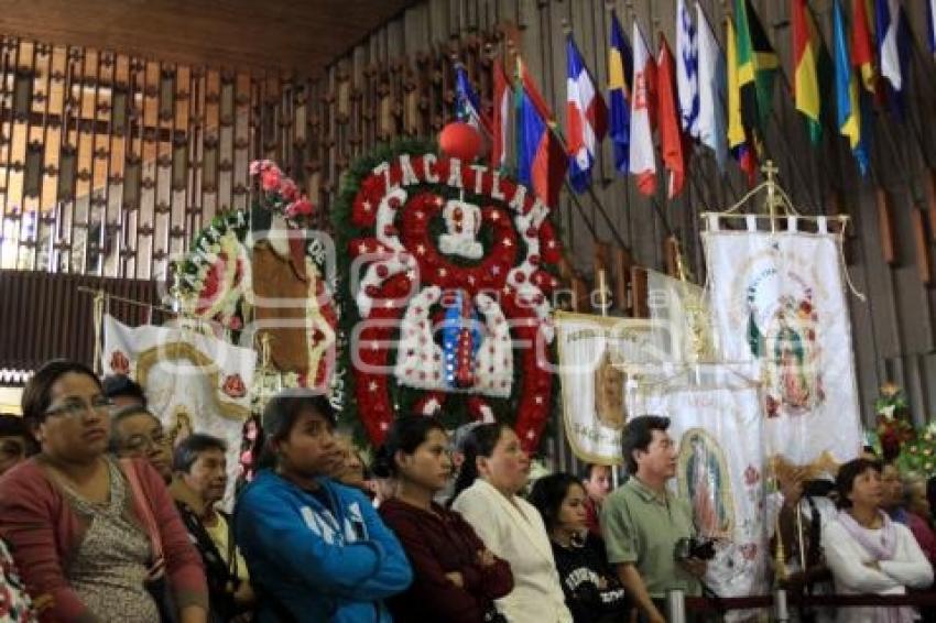 MISA DE PEREGRINACIÓN DE PUEBLA EN LA BASÍLICA DE GUADALUPE