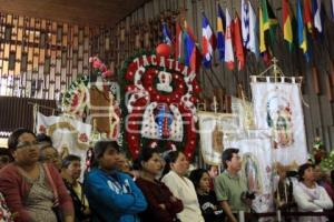 MISA DE PEREGRINACIÓN DE PUEBLA EN LA BASÍLICA DE GUADALUPE