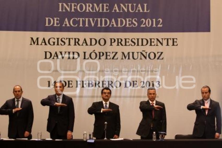 DAVID LÓPEZ MUÑOZ.INFORME TRIBUNAL SUPERIOR DE JUSTICIA