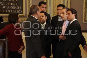 BANCADA PRIÍSTA ABANDONA PLENO EN EL CONGRESO