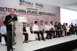 CONSTRUCCIÓN DEL COLECTOR PLUVIAL ATLACO - RECTA A CHOLULA