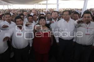MARITZA MARÍN MARCELO RINDE PROTESTA COMO LÍDER DE LA CNC