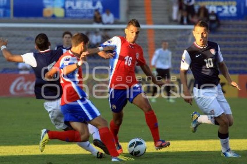 ESTADOS UNIDOS VS COSTA RICA. PRE MUNDIAL SUB20