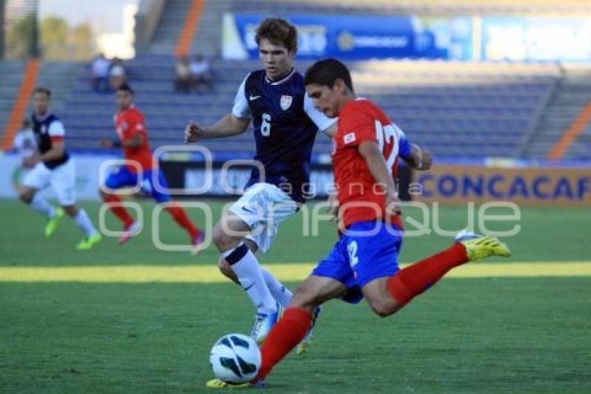 ESTADOS UNIDOS VS COSTA RICA. PRE MUNDIAL SUB20