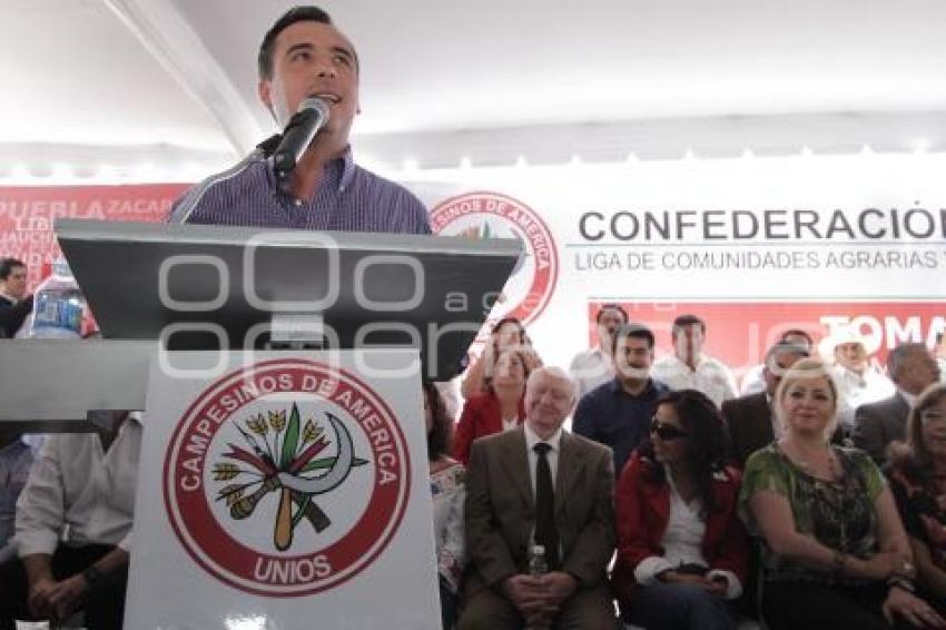 MARITZA MARÍN MARCELO RINDE PROTESTA COMO LÍDER DE LA CNC