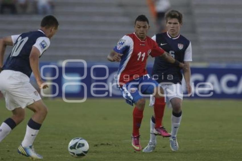 ESTADOS UNIDOS VS COSTA RICA. PRE MUNDIAL SUB20
